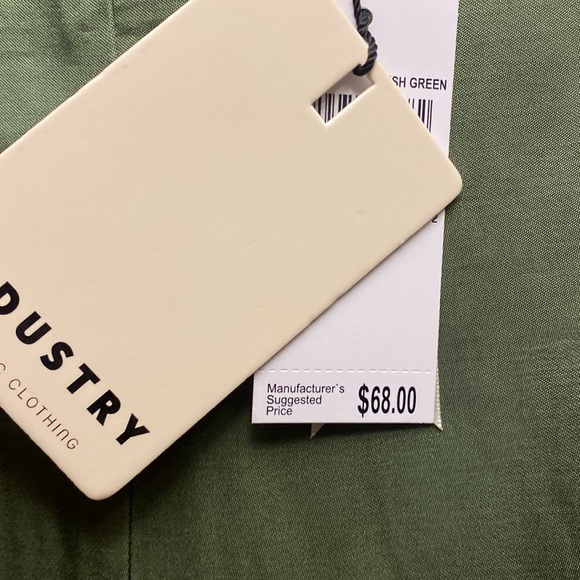 NWT Industry Republic Olive green top XS - Picture 2 of 7